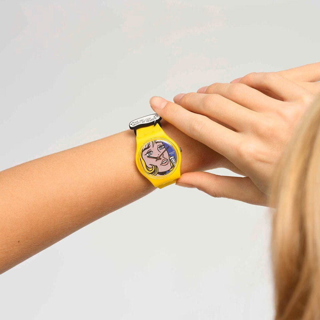 Swatch Swatch Gent Biosourced Standart SO28Z117 кварцевые женские часы часы крупный план цветной циферблата