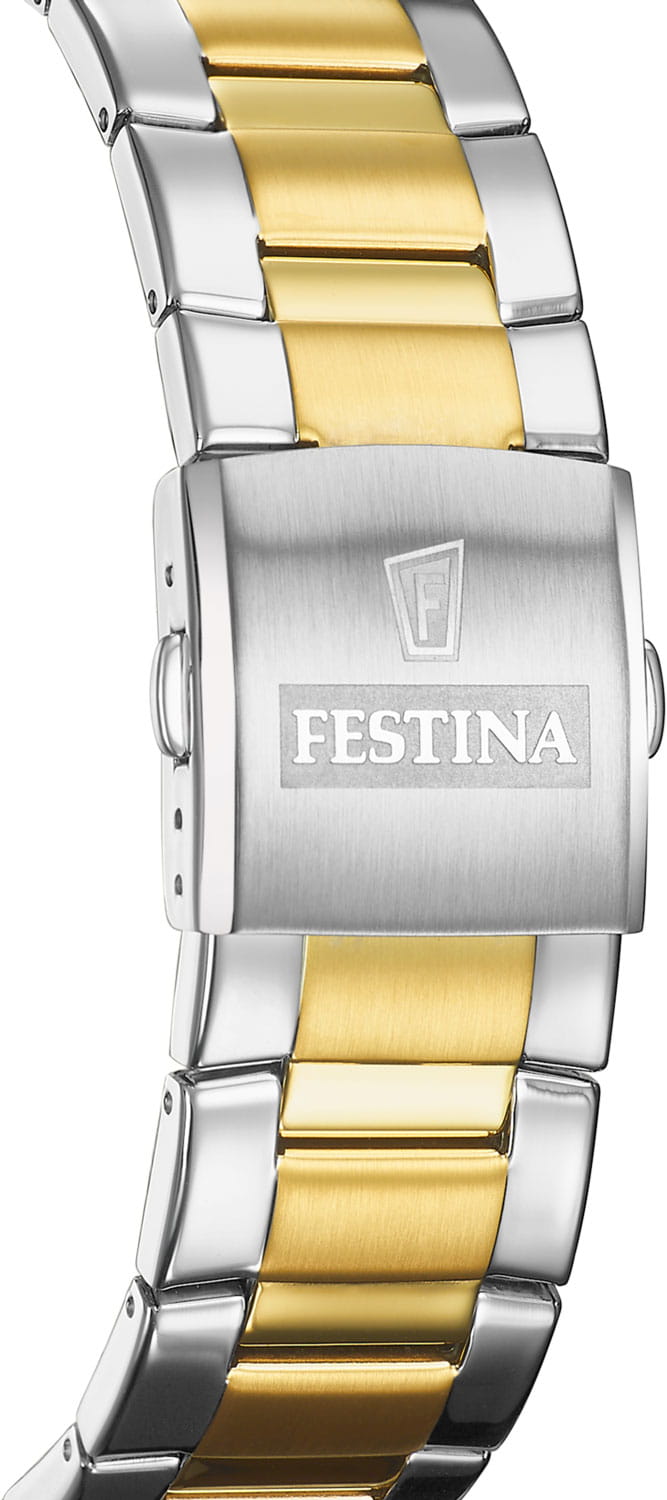 Festina Festina Chrono Sport F20562/1,  испания мужские часы на браслете сталь c pvd покрытием боковой вид