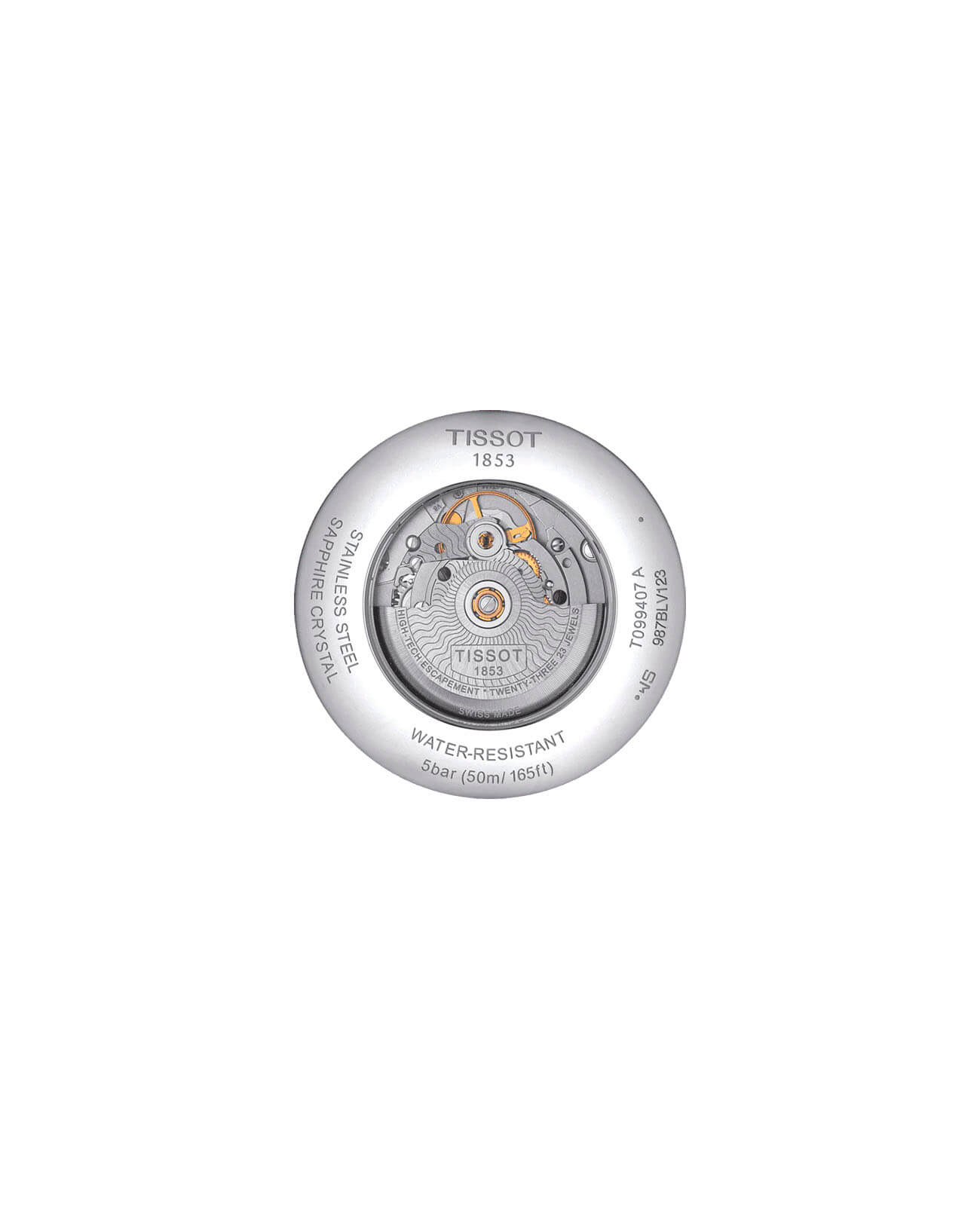 Tissot Tissot Chemin des Tourelles Powermatic 80 T099.407.11.033.00 Chemin des Tourelles, наручные мужские часы фото под углом