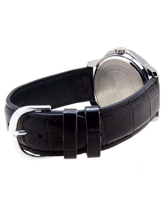 Casio MTP-V004L-1B мужские часы застежка крупным планом