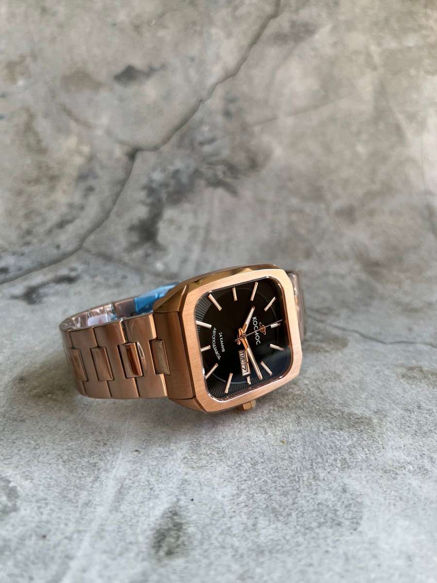 Оригинальные часы Космос Космос Марсоход K 213.40.31 механические калибр механизма seiko tmi общий вид