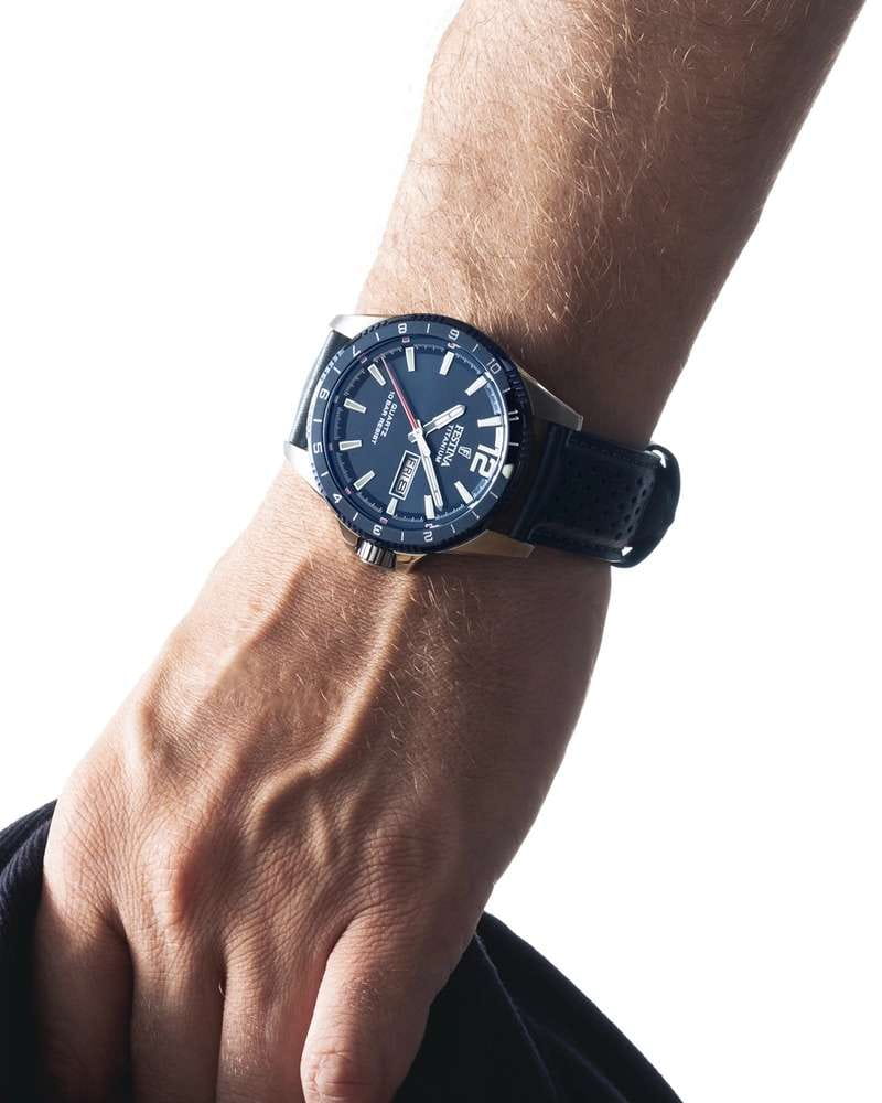 Festina Festina Titanium F20699/2,  испания мужские часы на браслете кожаный боковой вид