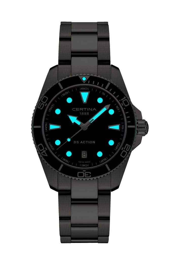 Certina C0484101109100 мужские часы застежка крупным планом