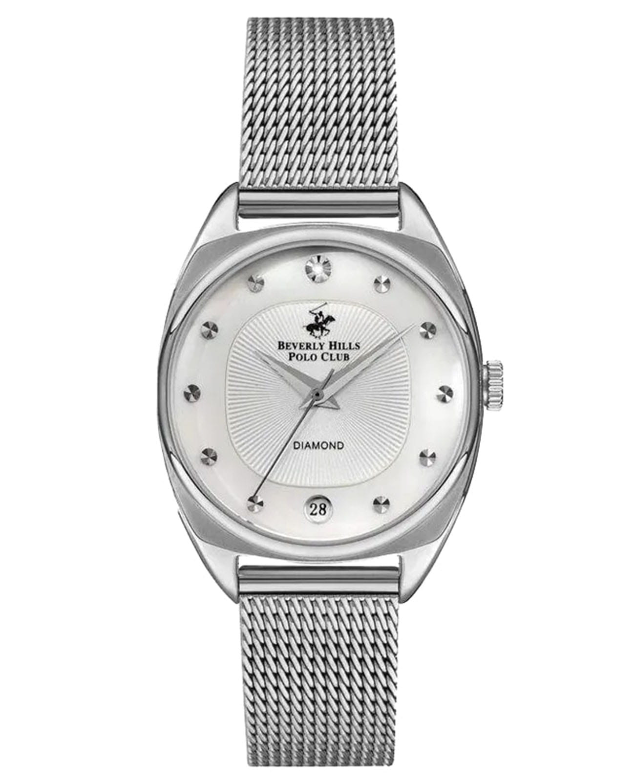 Beverly Hills Polo Club Beverly Hills Polo Club BP3271X.320  BP3271X.320 кварцевые женские часы серебристый циферблат, браслет нержавеющая сталь — вид спереди