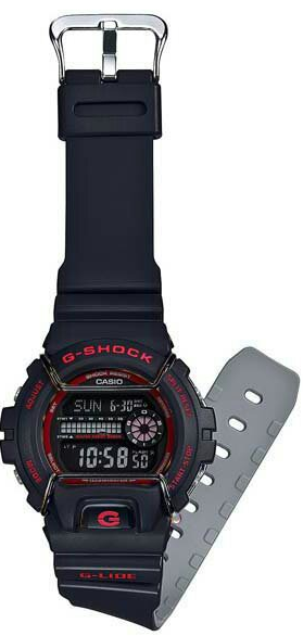 Casio Casio G-Shock GLS-6900-1E, g-shock япония мужские часы на браслете полимер боковой вид