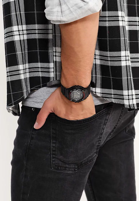 Casio Casio Collection W-216H-1AVDF (W-216H-1A)  — детали корпуса и пластик