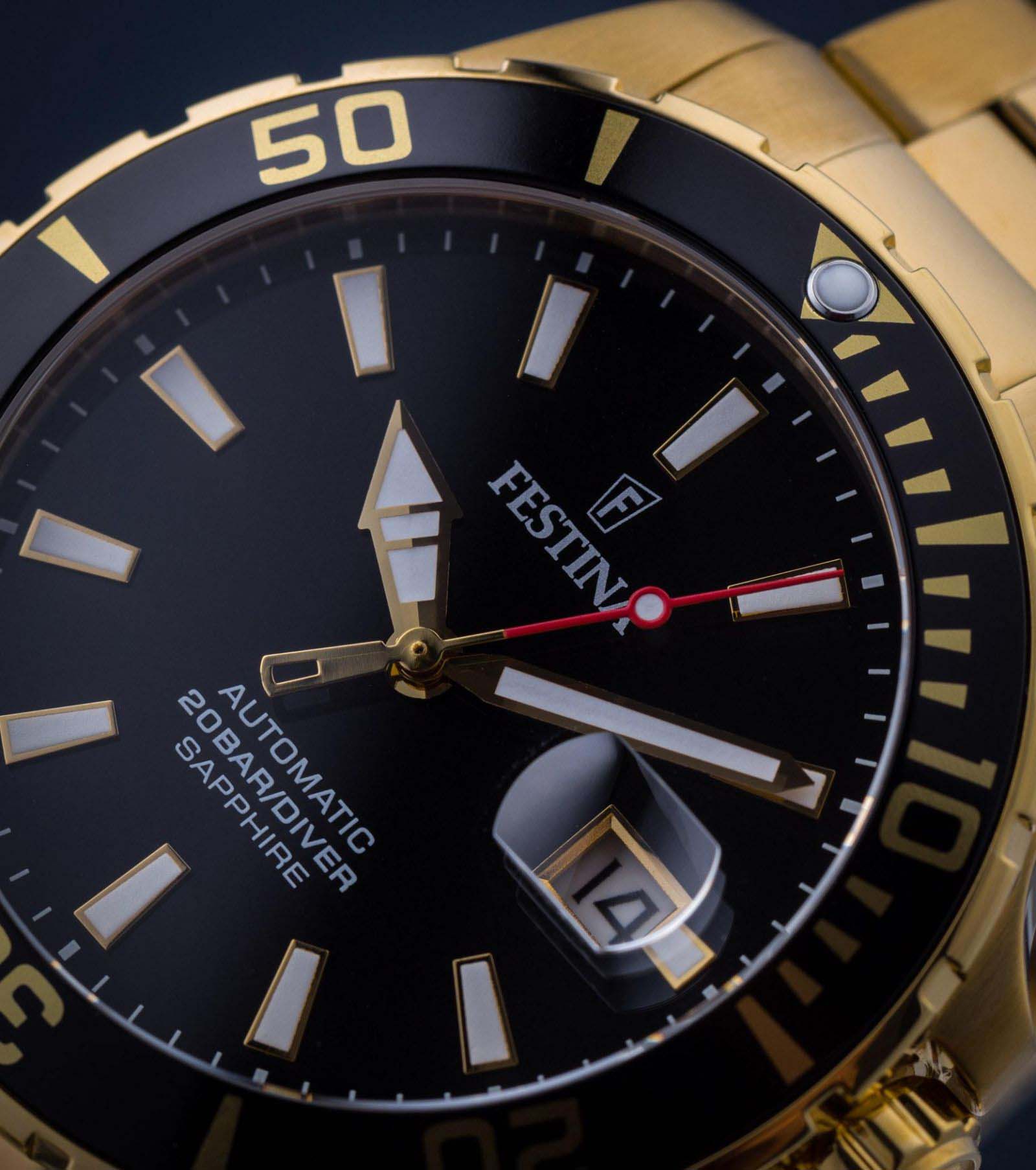 Festina Festina Automatic F20533/2 испания наручные мужские часы заводная головка с логотипом Festina