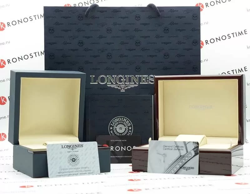 Longines Longines Conquest V.H.P. L3.729.4.96.9 мужские часы синий циферблат на запястье