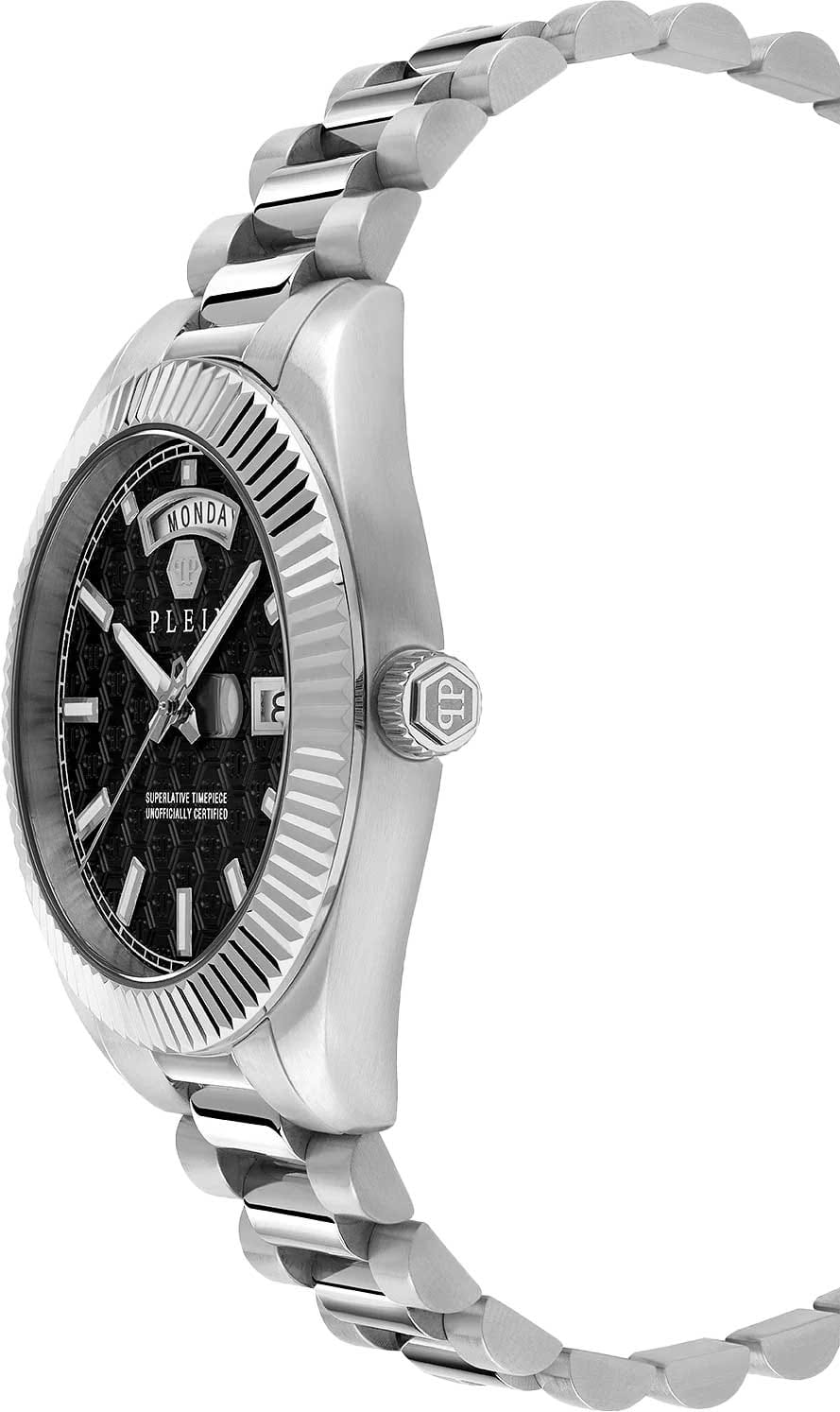 Philipp Plein Philipp Plein Date Superlative Gent PWPNA0824  - задняя крышка металл сталь корпуса, германия часы