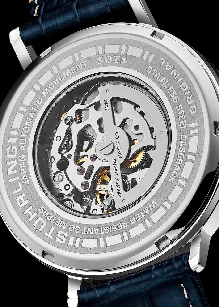 Stuhrling Stuhrling Quasar 1021.02 , наручные мужские часы фото под углом