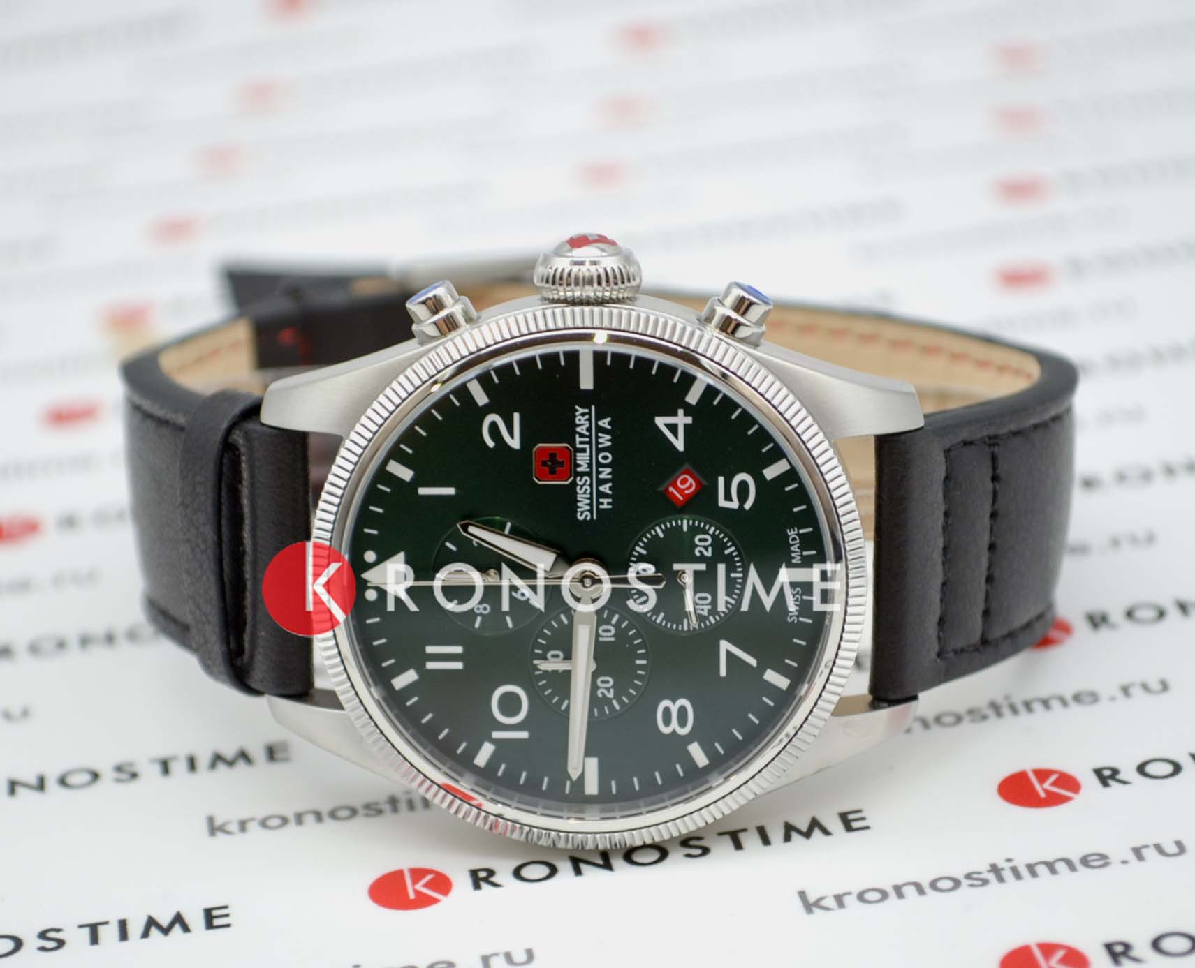 Оригинальные часы Swiss Military Hanowa Swiss Military Hanowa Thunderbolt Chrono SMWGC0000405 кварцевые калибр механизма  общий вид