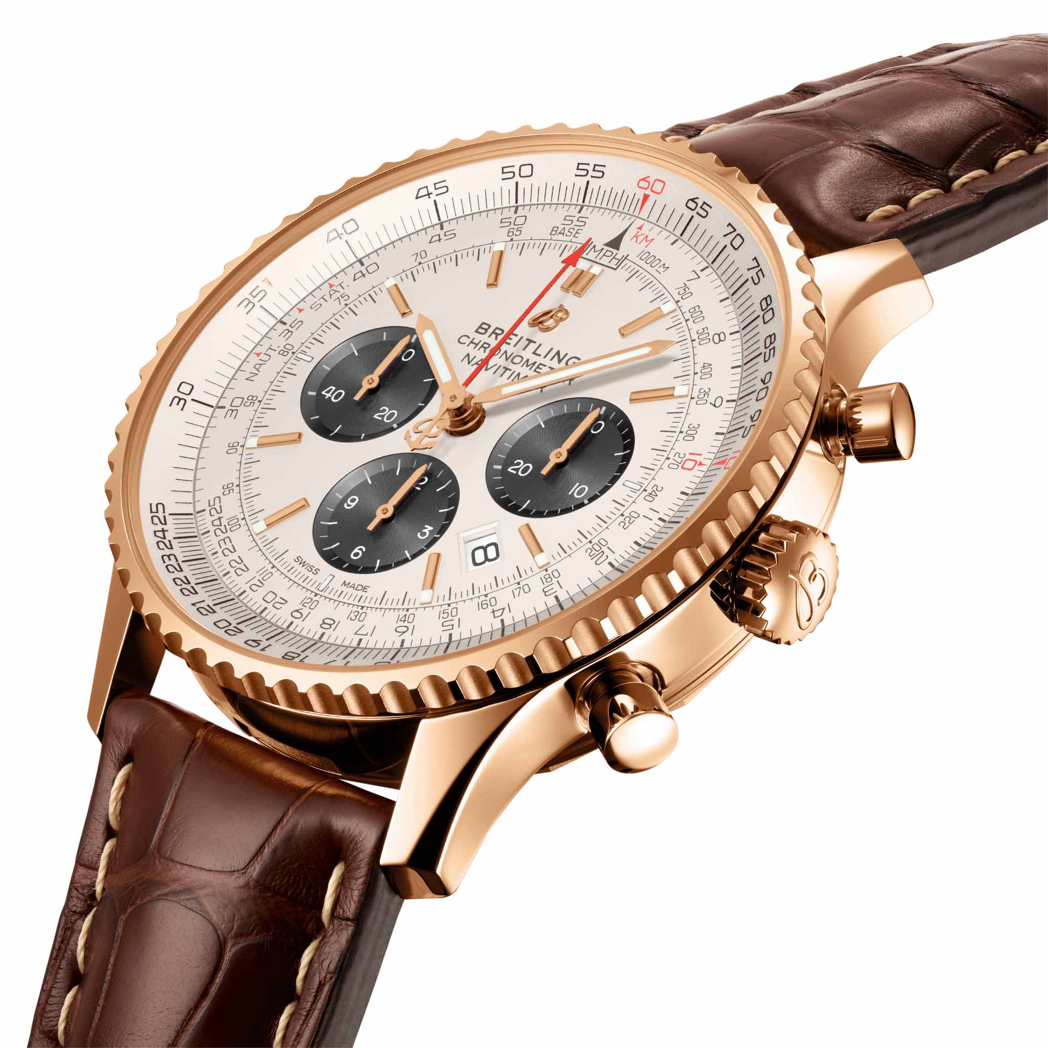 Breitling Breitling Navitimer B01 Chronograph 46 RB0127121G1P1 , наручные мужские часы фото под углом