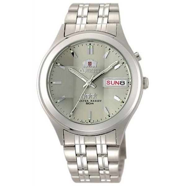 Orient Orient EM5V002K (FEM5V002K)  FEM5V002K  мужские часы  циферблат, браслет  — вид спереди
