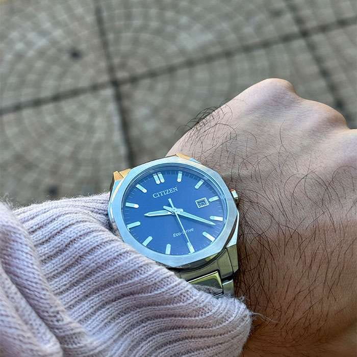 Citizen Citizen Eco-Drive BM7620-83L  — детали корпуса и нержавеющая сталь