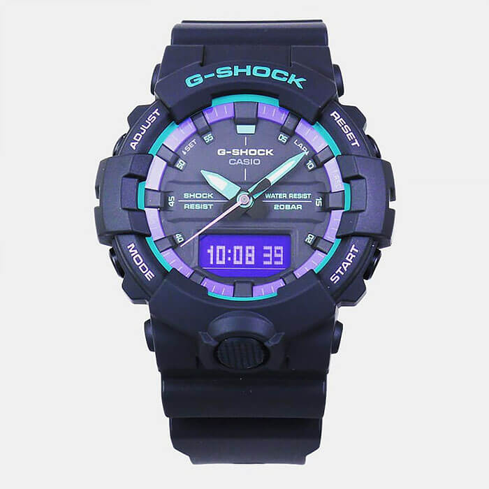 Casio Casio G-Shock GA-800BL-1A - наручные мужские часы наручные часы в перспективе черный циферблат