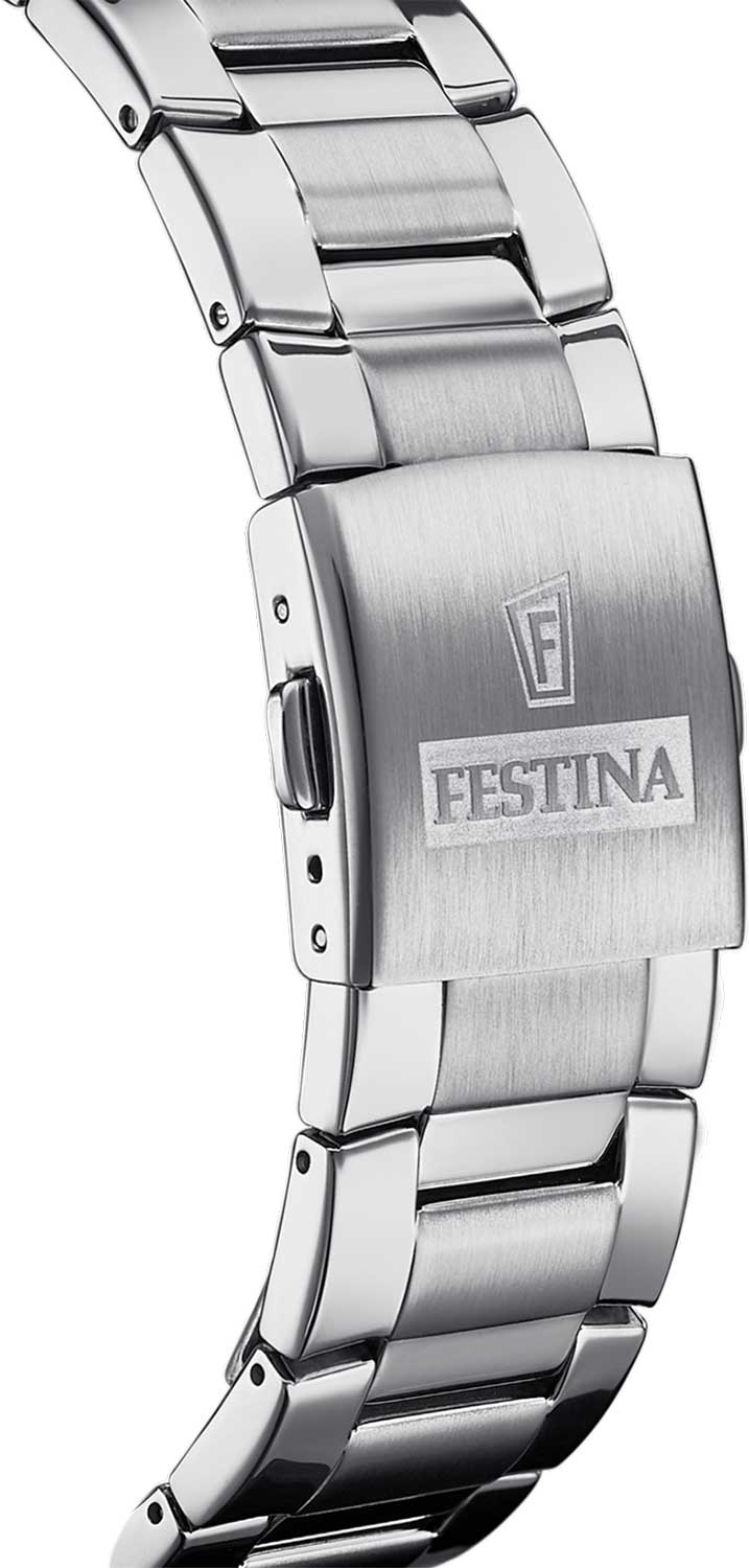 Festina F20463/1 мужские часы застежка крупным планом