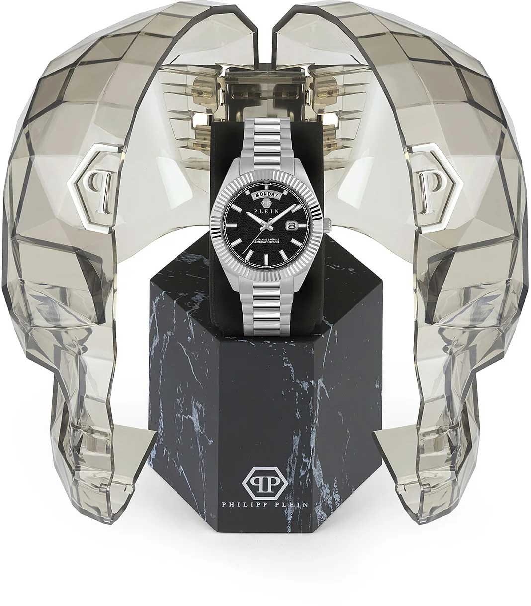 Philipp Plein Philipp Plein Date Superlative Gent PWPNA0824 германия наручные мужские часы заводная головка с логотипом Philipp Plein