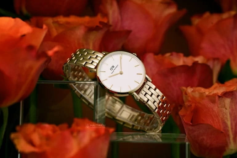 Daniel Wellington Daniel Wellington Petite 5-Link Evergold DW00100614  — детали корпуса и сталь c pvd покрытием