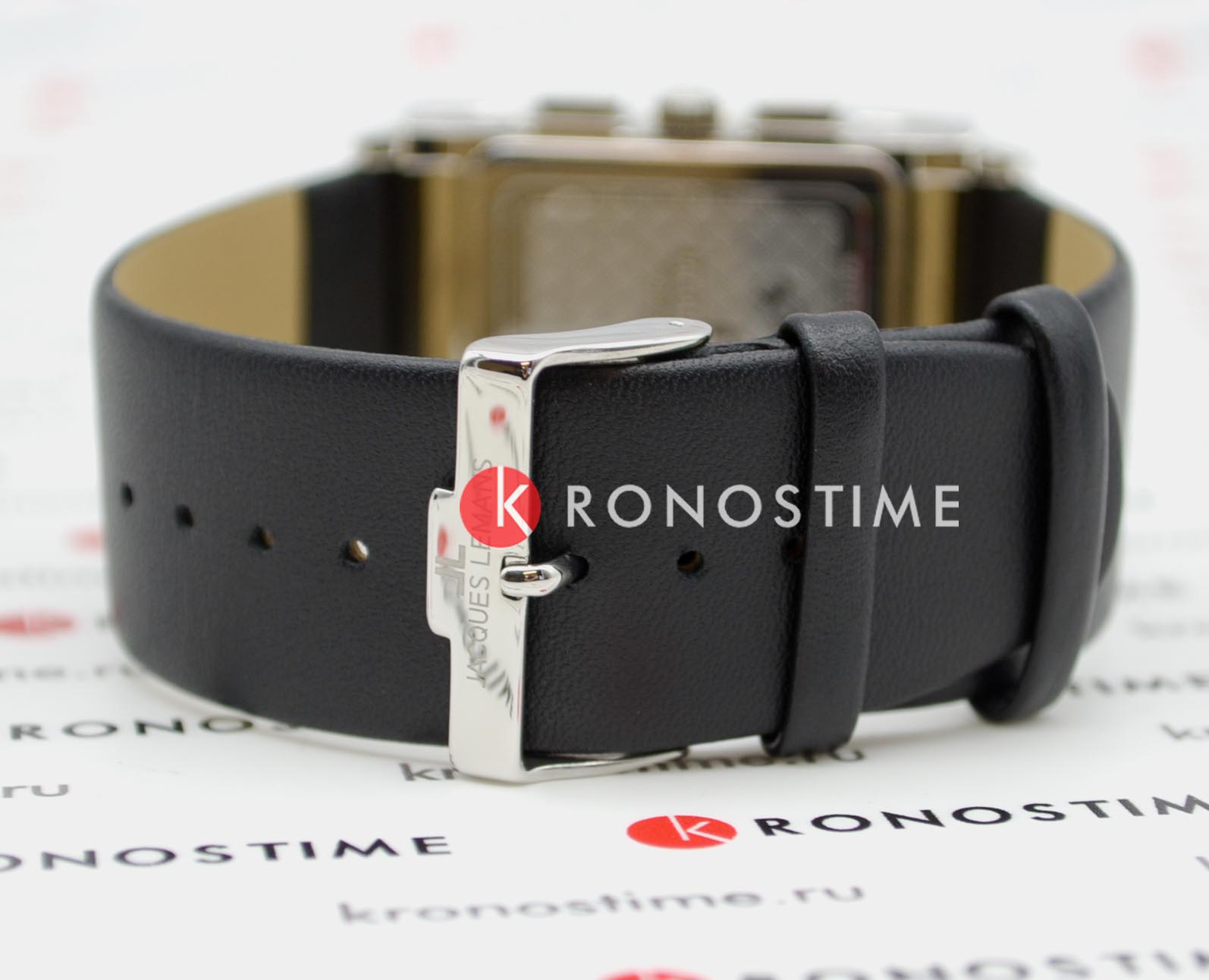 Jacques Lemans Jacques Lemans York 1-1818A мужские часы черный циферблат на запястье
