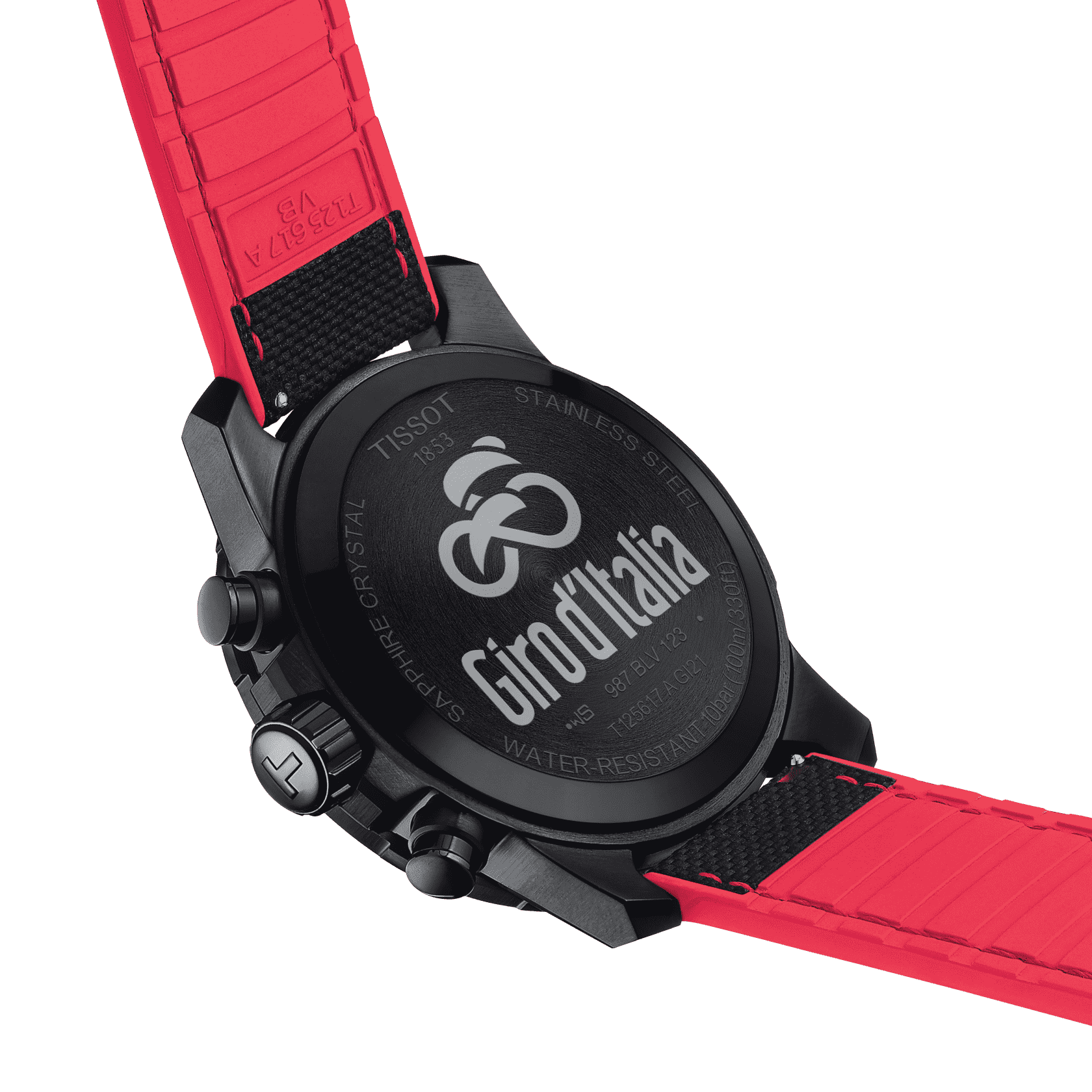 Оригинальные часы Tissot Tissot SuperSport Chrono Giro D'italia T125.617.37.051.00 кварцевые калибр механизма eta g10.212 общий вид