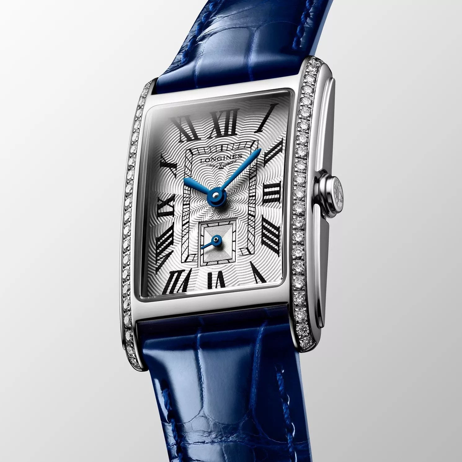 Longines Longines DolceVita L5.255.0.71.7, dolcevita швейцария женские часы на браслете кожаный боковой вид
