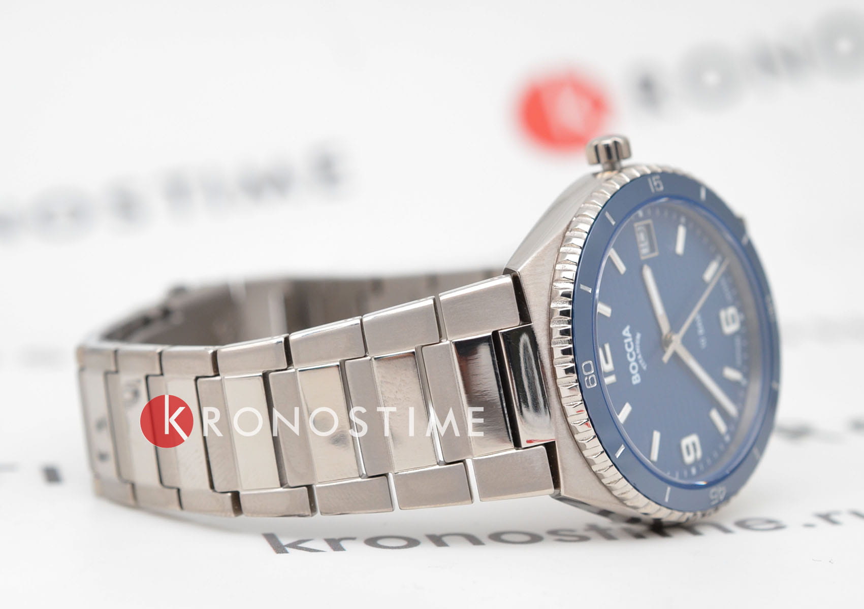 Boccia Titanium Boccia Titanium Circle-Oval 3367-02 женские часы синий циферблат на запястье