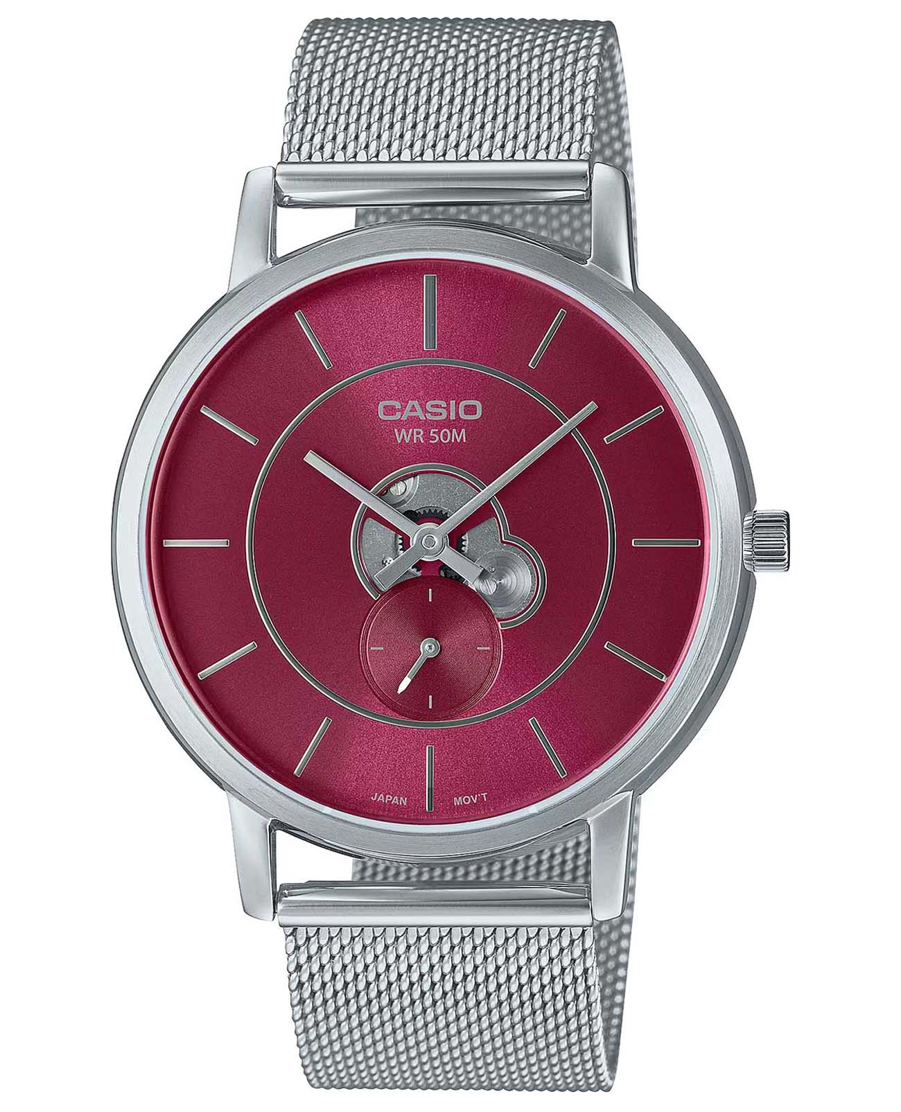 Casio Casio Collection MTP-B130M-4A  MTP-B130M-4A кварцевые мужские часы синий циферблат, браслет нержавеющая сталь — вид спереди