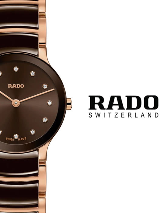 Rado Rado Centrix Diamonds R30190702 , наручные женские часы фото под углом