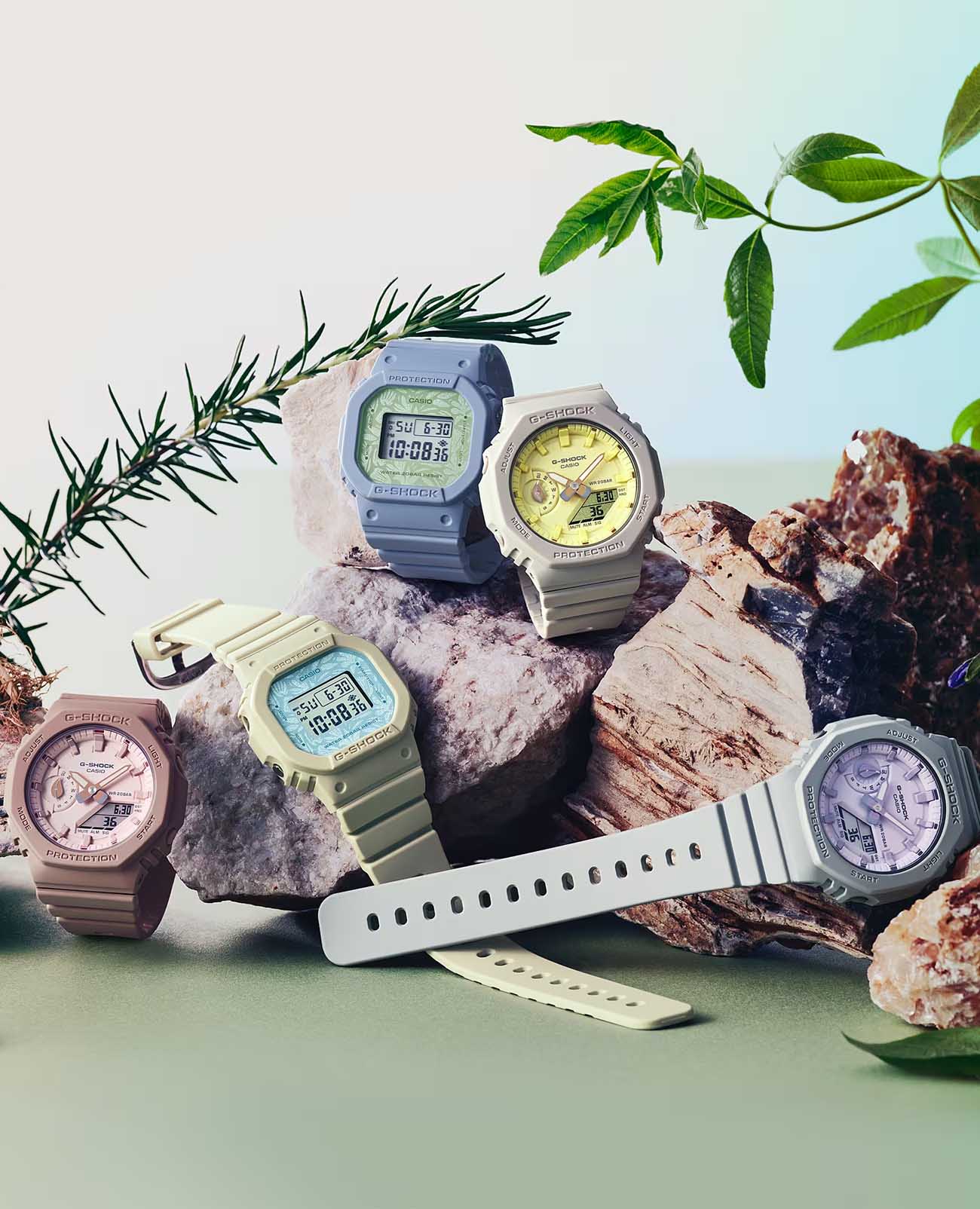 Casio Casio G-Shock GMD-S5600NC-9DR (GMD-S5600NC-9), g-shock япония женские часы на браслете пластик боковой вид