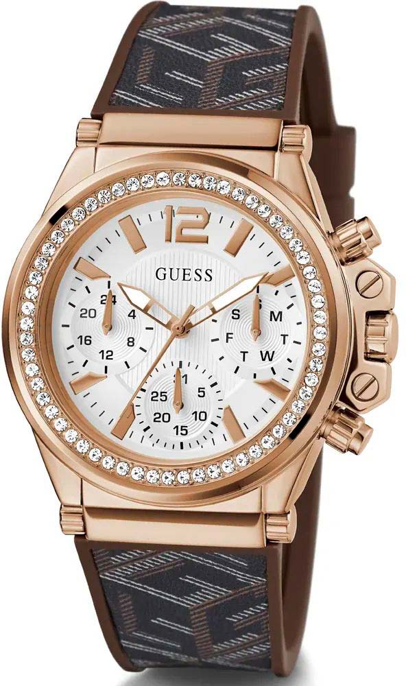 Guess Guess Charisma GW0621L5,  сша женские часы на браслете силикон боковой вид