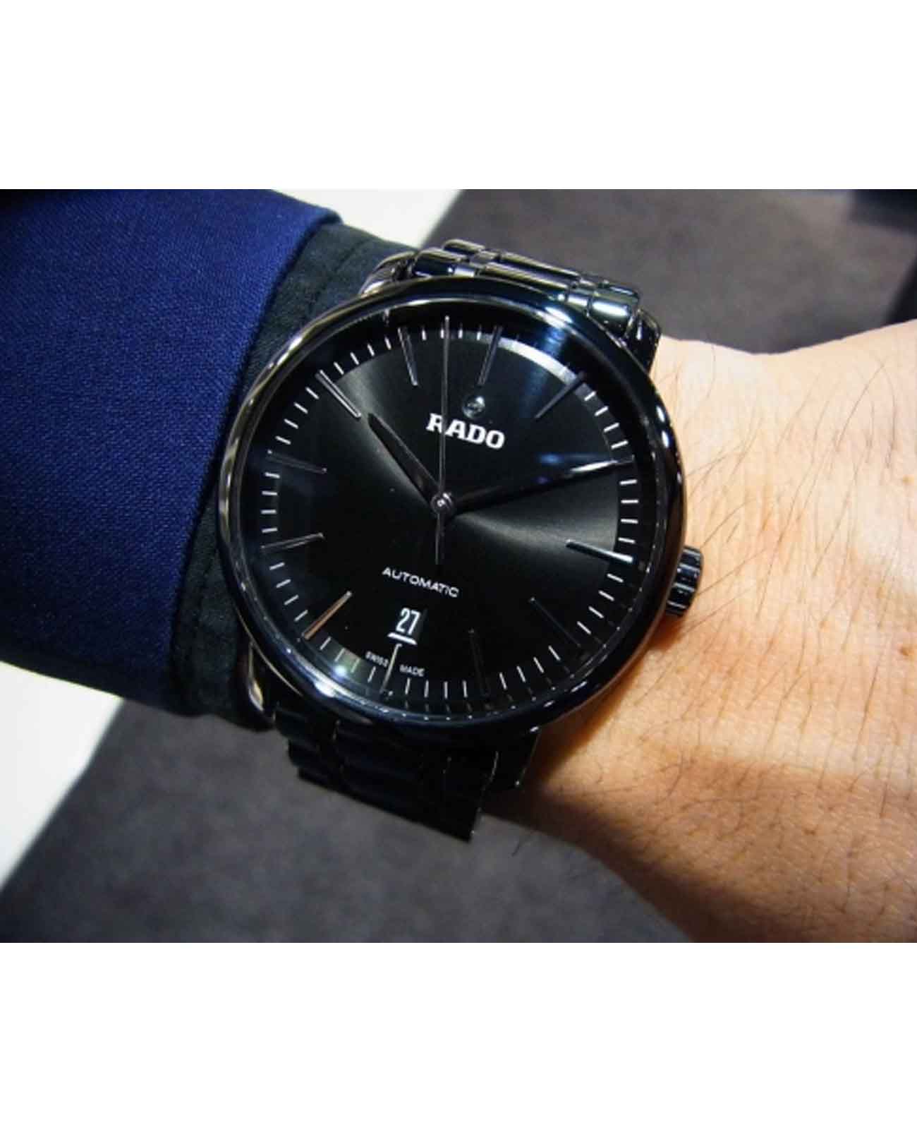 Rado Rado Diamaster R14073182 мужские часы черный циферблат на запястье