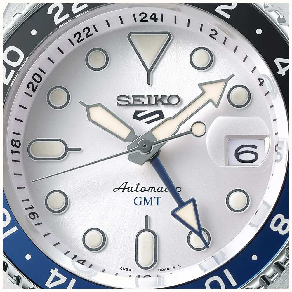 Seiko SSK033K1 мужские часы застежка крупным планом