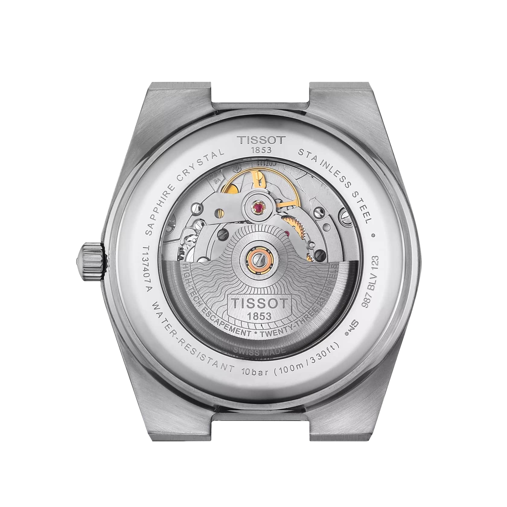 Tissot Tissot PRX Powermatic 80 40mm Gradient T137.407.11.351.01 , наручные мужские часы фото под углом