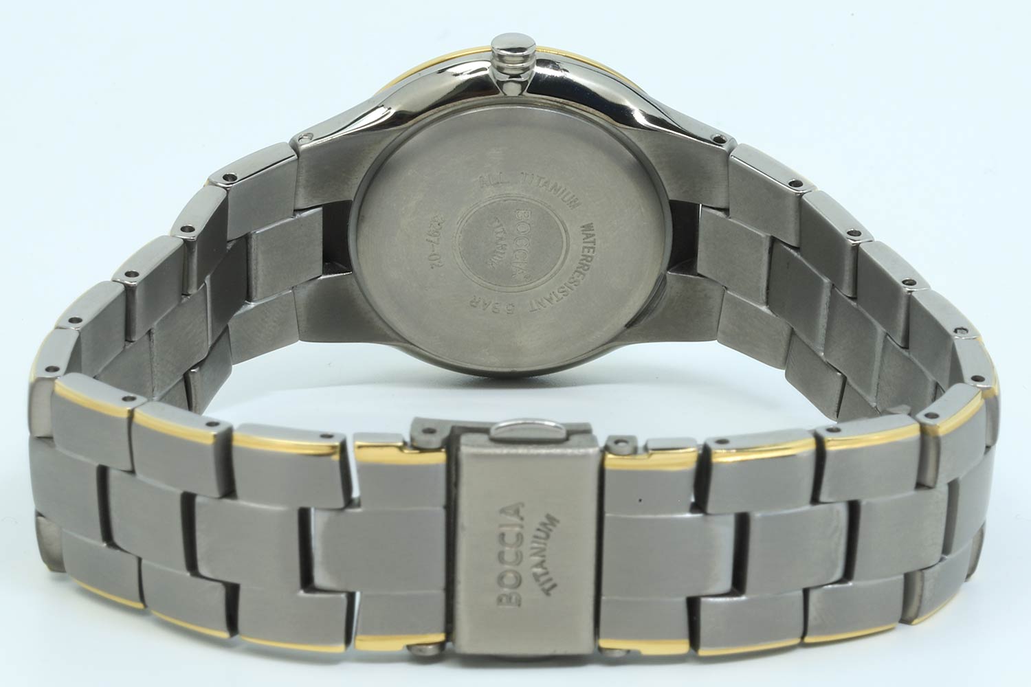 Boccia Titanium Boccia Titanium 3297-02,  германия женские часы на браслете титановый c pvd покрытием боковой вид