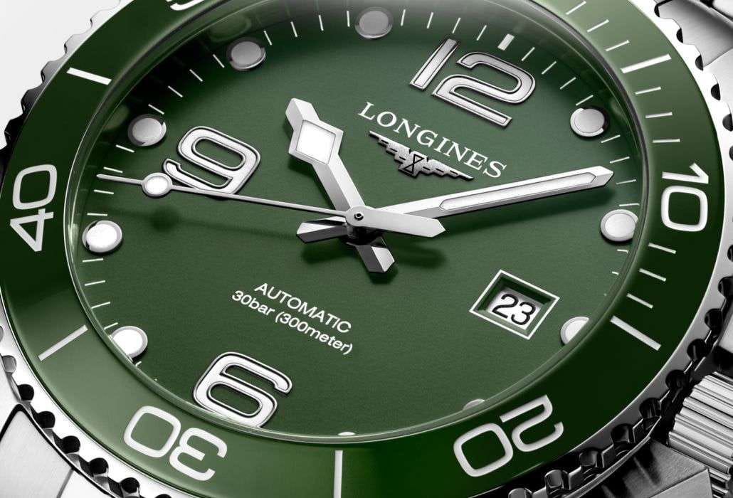 Longines Longines HydroConquest L3.782.4.06.6 швейцария наручные мужские часы заводная головка с логотипом Longines