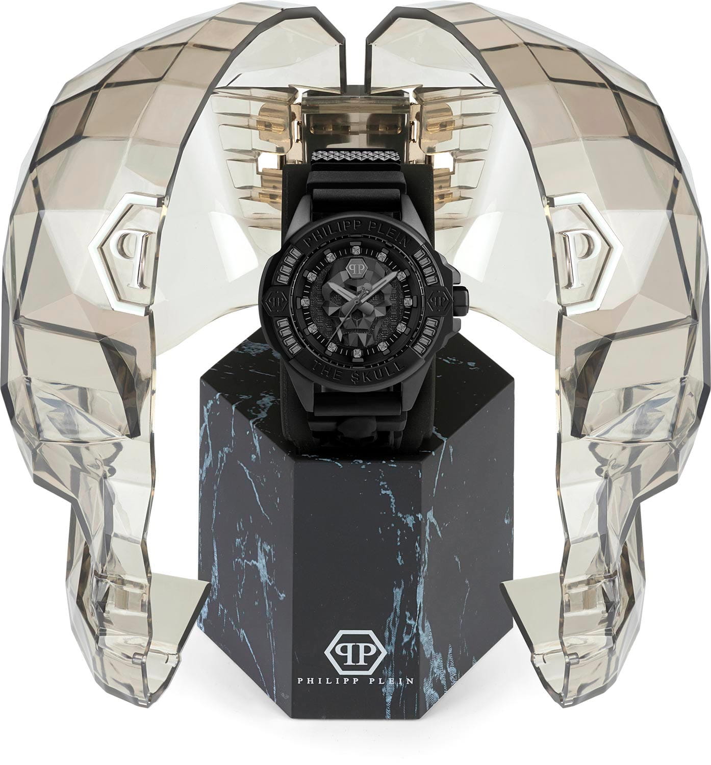 Philipp Plein Philipp Plein The Skull PWNAA0322 германия наручные мужские часы заводная головка с логотипом Philipp Plein