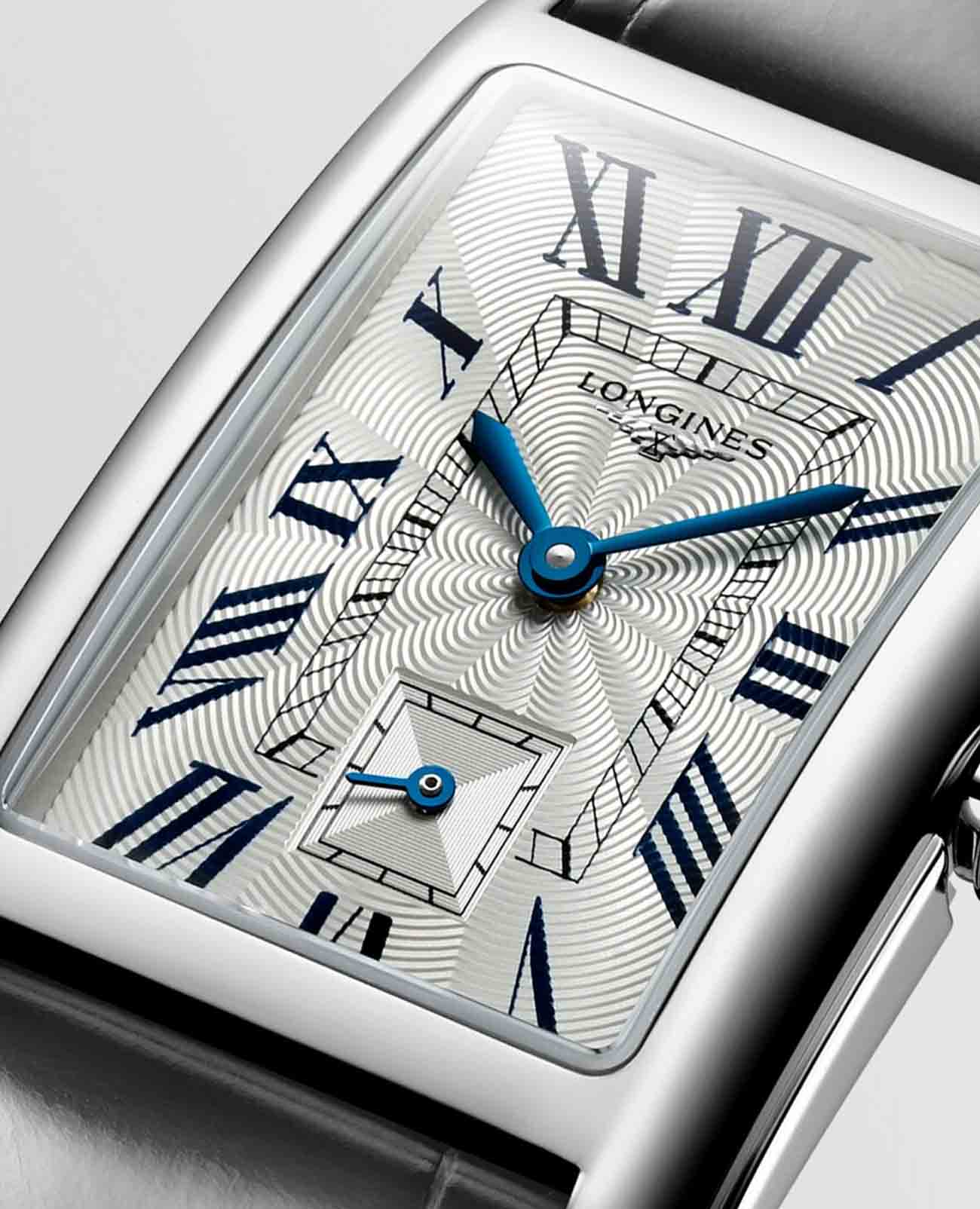 Longines Longines DolceVita L5.512.4.71.3 кварцевые женские часы часы крупный план белый циферблата