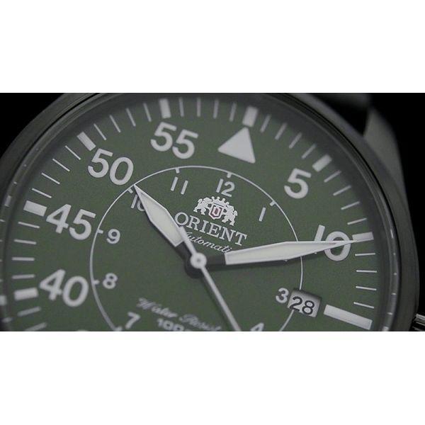 Orient Orient ER2A002F (FER2A002F), classic automatic япония мужские часы на браслете кожа + текстиль боковой вид