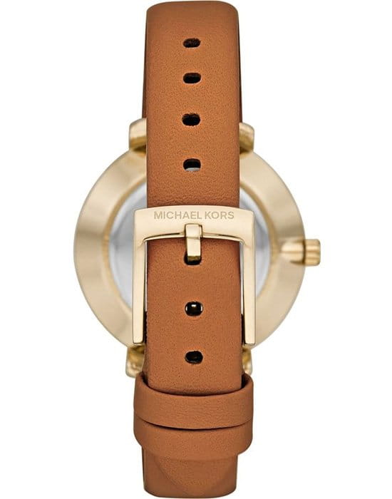 Michael Kors Michael Kors Runway MK2801,  сша женские часы на браслете кожаный боковой вид