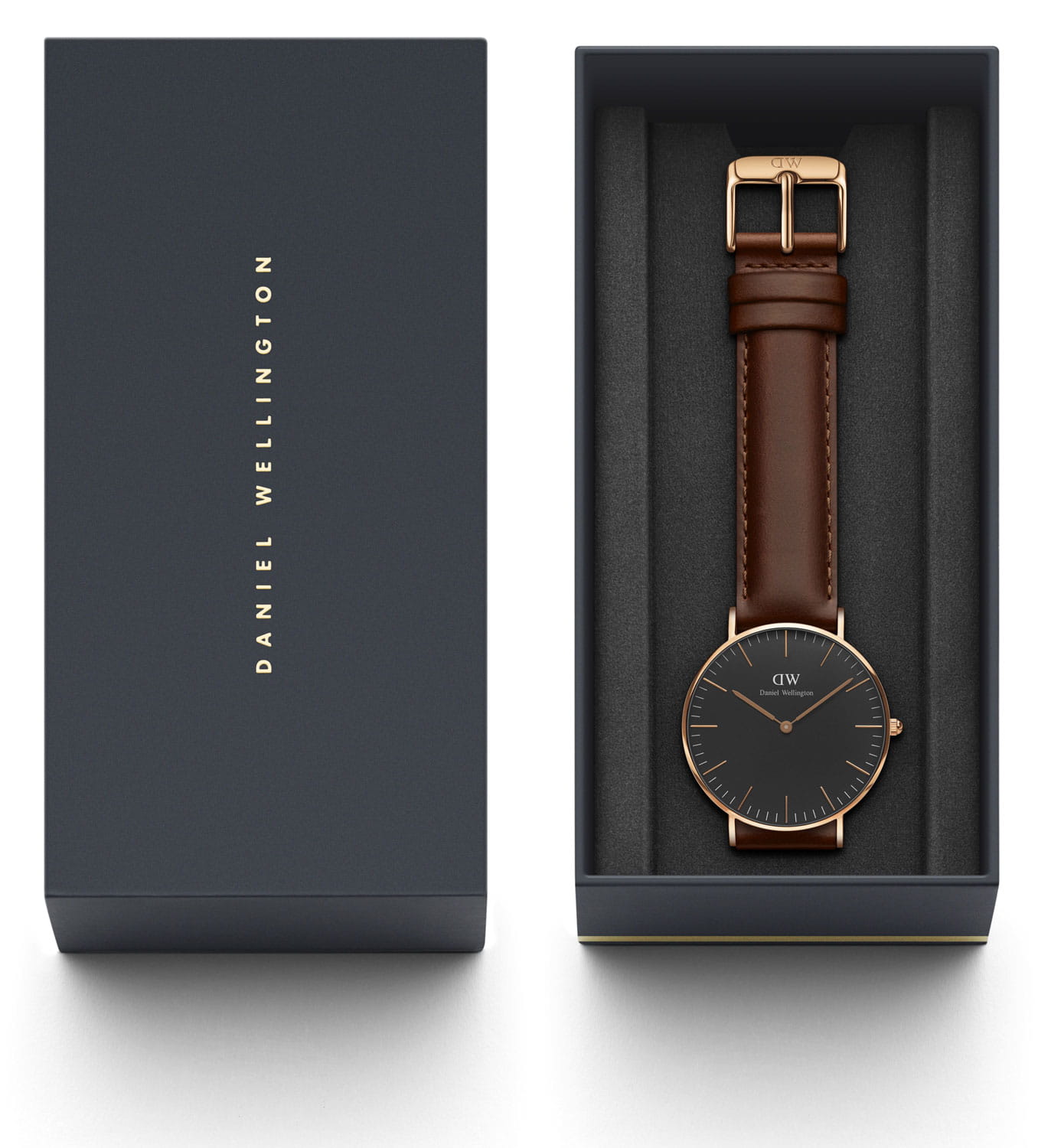 Daniel Wellington Daniel Wellington Classic St Mawes DW00100136 женские часы черный циферблат на запястье