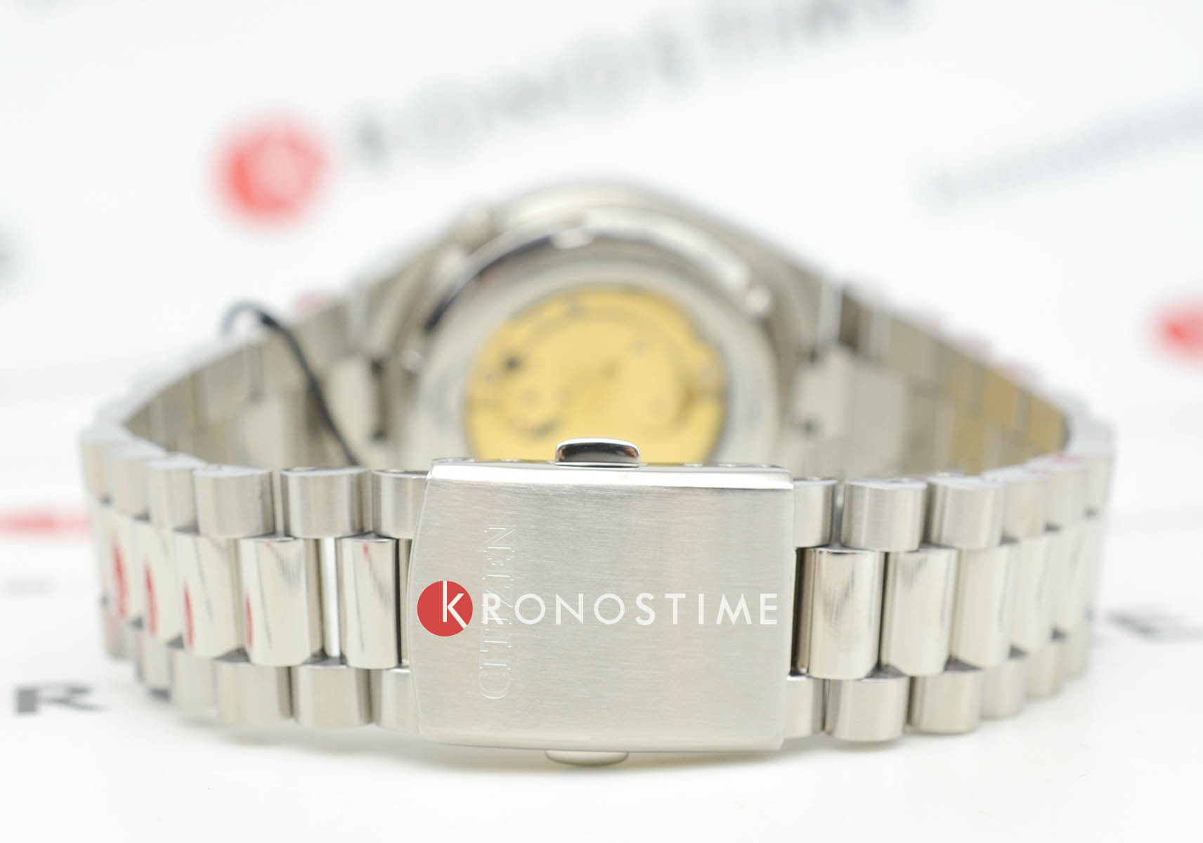 Citizen Citizen Tsuyosa NJ0150-81E механические мужские часы часы крупный план черный циферблата