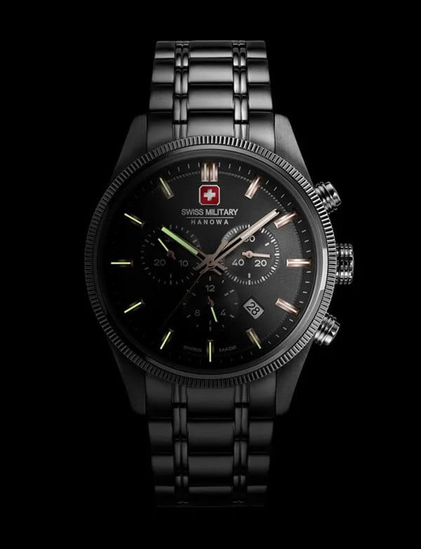 Swiss Military Hanowa SMWGI0003103 мужские часы застежка крупным планом