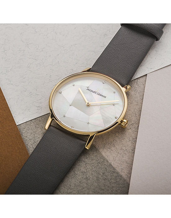 Jacques Lemans Jacques Lemans 1-2050D , наручные женские часы фото под углом
