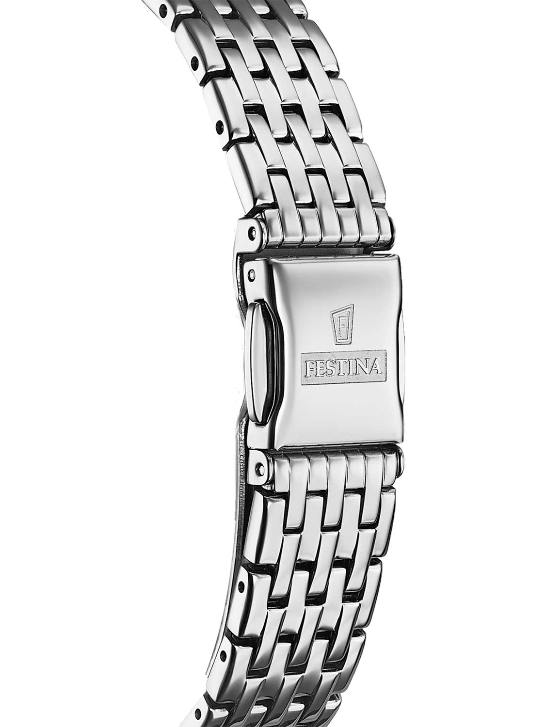 Festina Festina Swiss Made F20019/3,  испания женские часы на браслете нержавеющая сталь 316l боковой вид