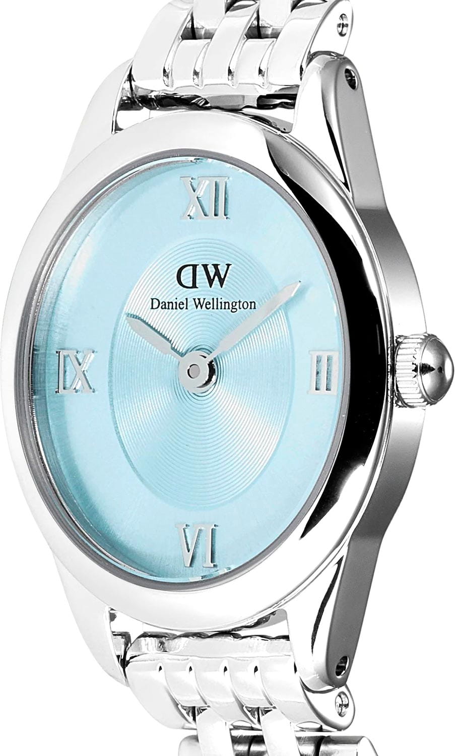 Оригинальные часы Daniel Wellington Daniel Wellington Ophelia Mini Ice Blue Silver DW00100809 кварцевые калибр механизма  общий вид