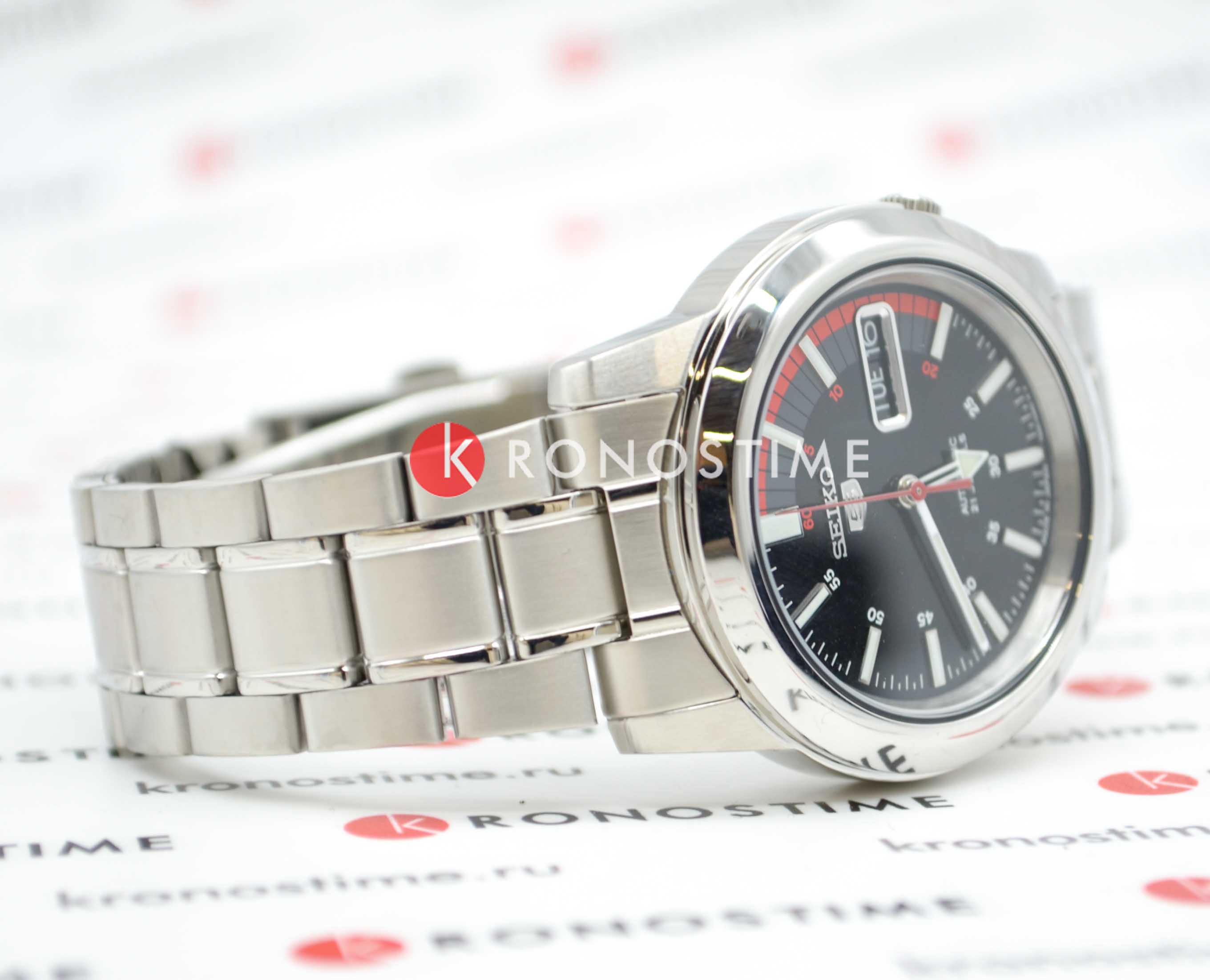 Seiko Seiko 5 Regular SNKK31J1 мужские часы черный циферблат на запястье