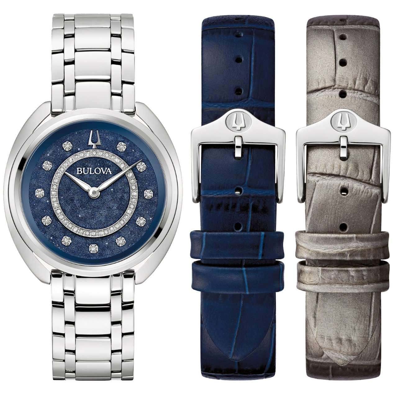 Оригинальные часы Bulova Bulova Duality 96X160 кварцевые калибр механизма  общий вид