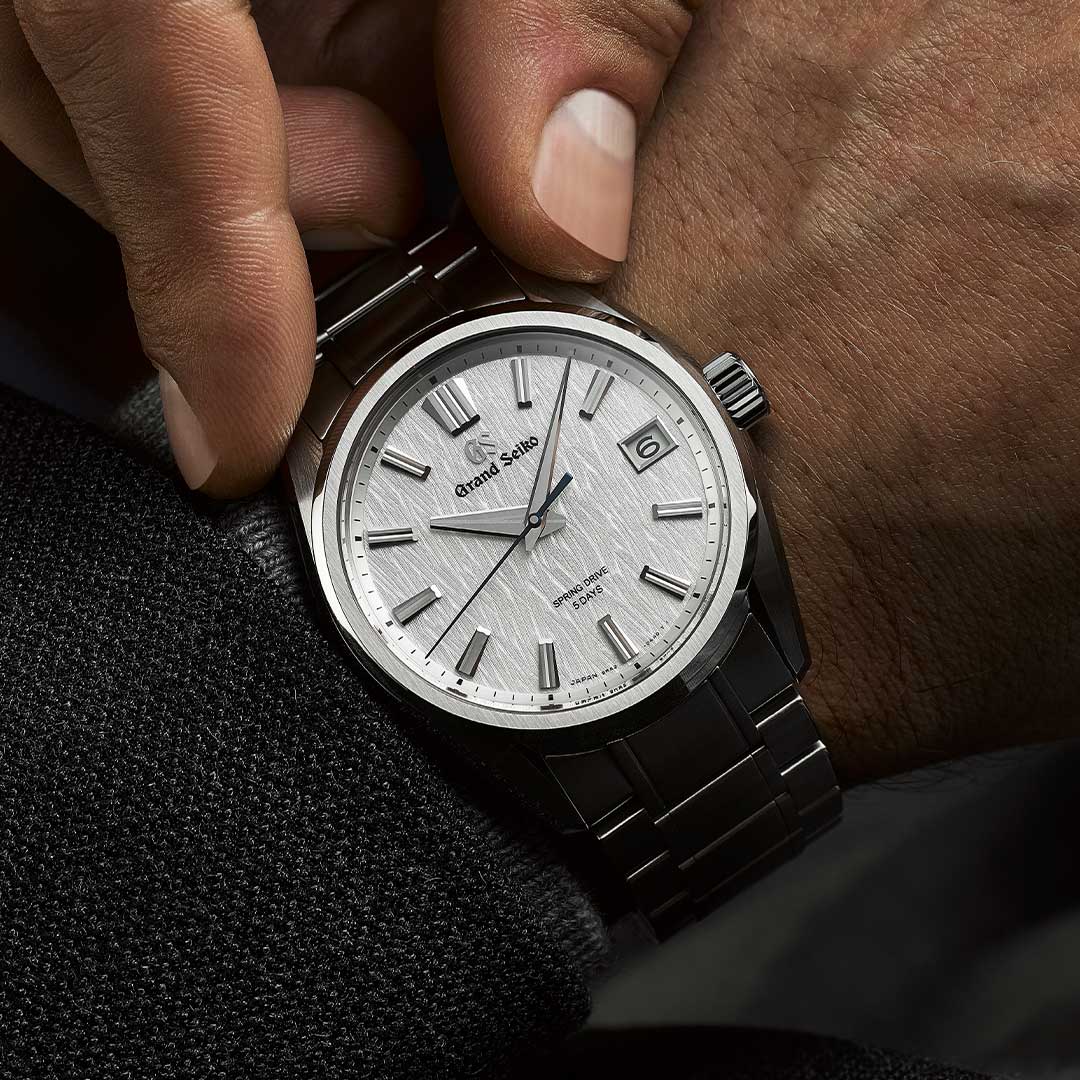 Seiko Seiko Grand Seiko SLGA009G , наручные мужские часы фото под углом