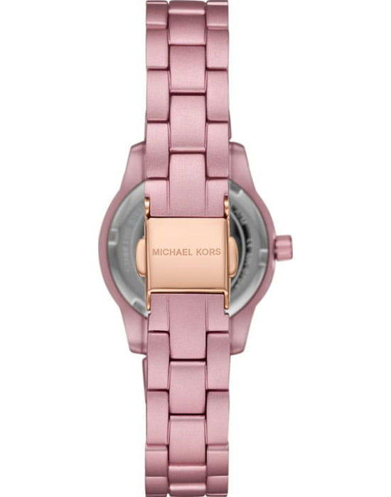 Michael Kors Michael Kors Runway Slim MK6754,  сша женские часы на браслете алюминиевый c pvd покрытием боковой вид