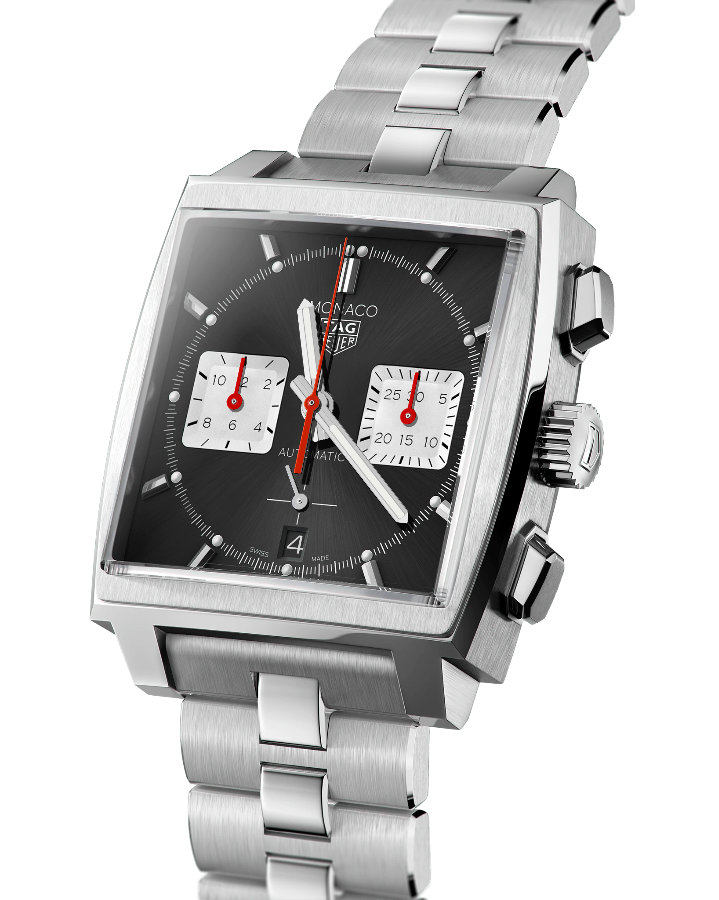 TAG Heuer TAG Heuer Monaco CBL2113.BA0644 мужские часы черный циферблат на запястье